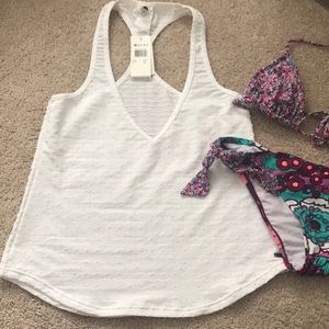 White Roxy swim tank